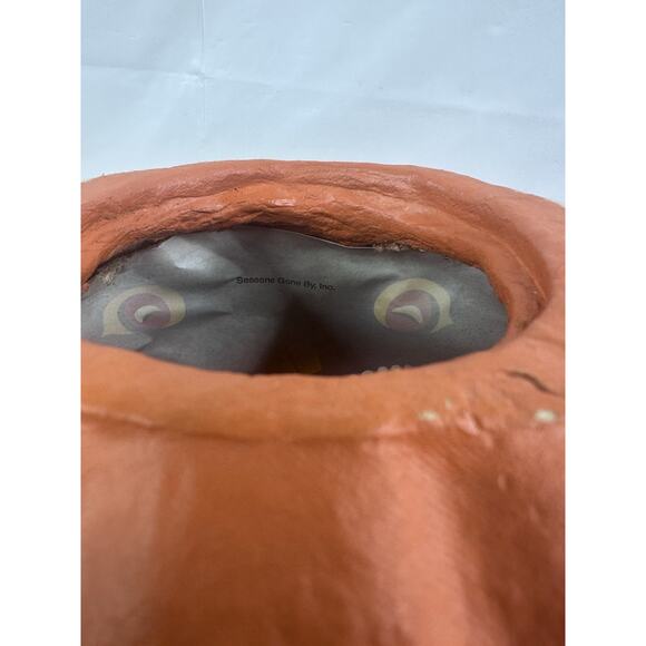 Halloween Folk Art Primitive Paper Mache Jack O Lantern Seasons Gone By - Picture 7 of 10